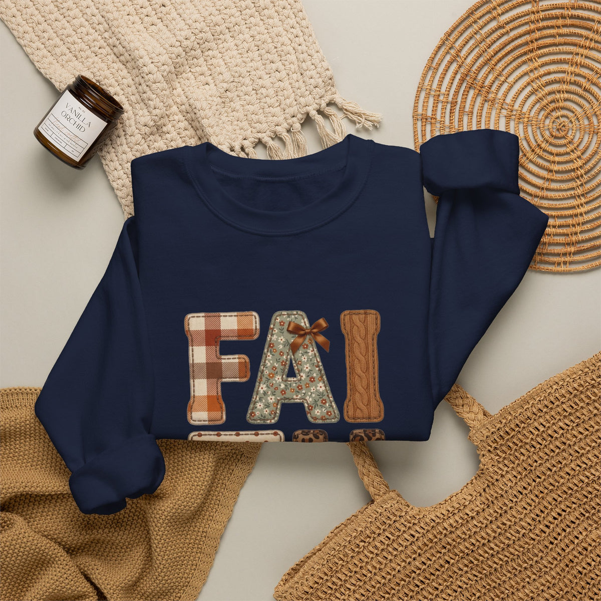 Faith Walk By Faith Sweatshirt | Christian Autumn, Fall Leaves