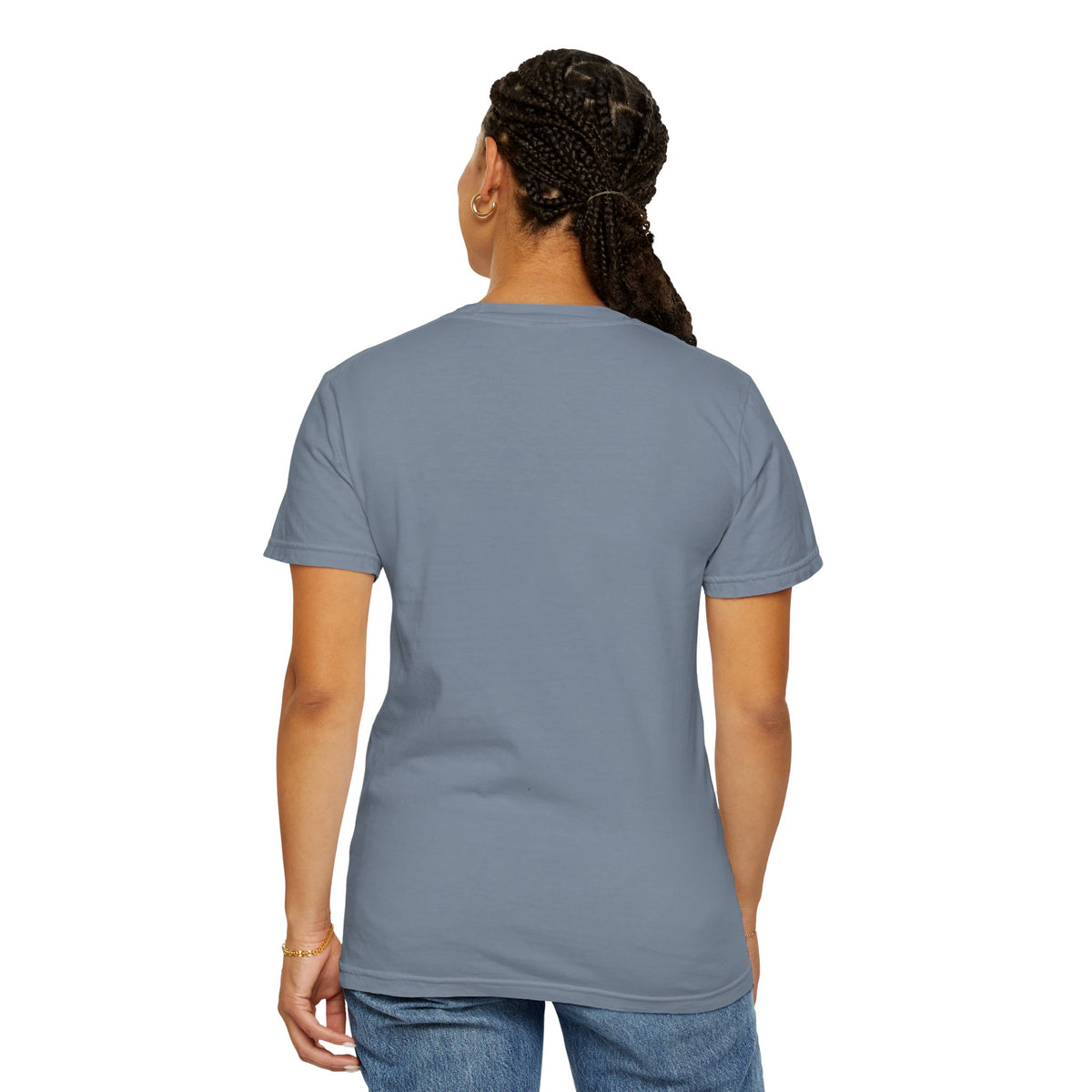 Faith Script T-Shirt — Gold Calligraphy Faith Tee