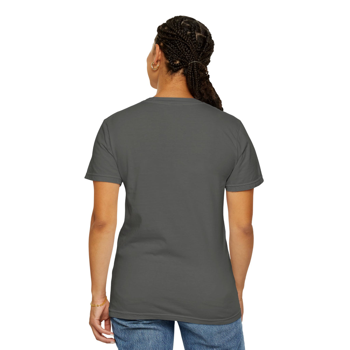 Faith Script T-Shirt — Gold Calligraphy Faith Tee