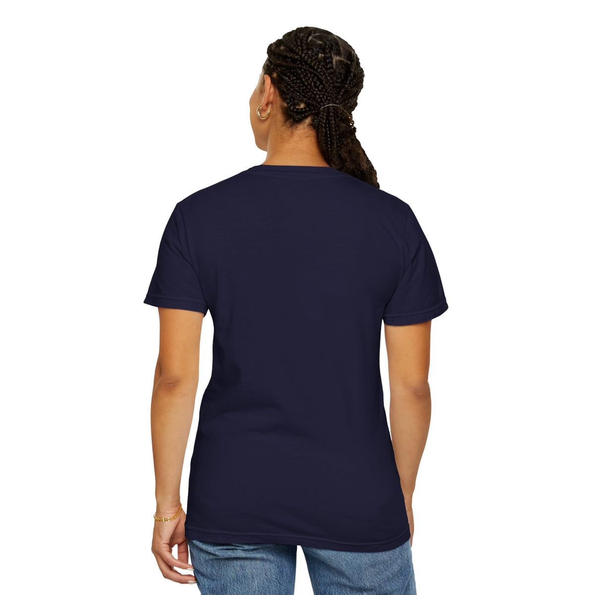Faith Script T-Shirt — Gold Calligraphy Faith Tee
