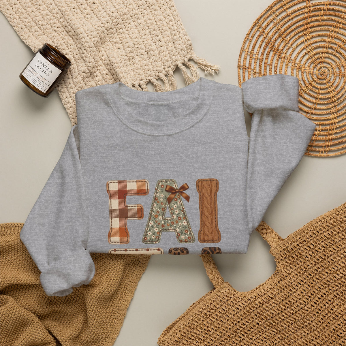 Faith Walk By Faith Sweatshirt | Christian Autumn, Fall Leaves