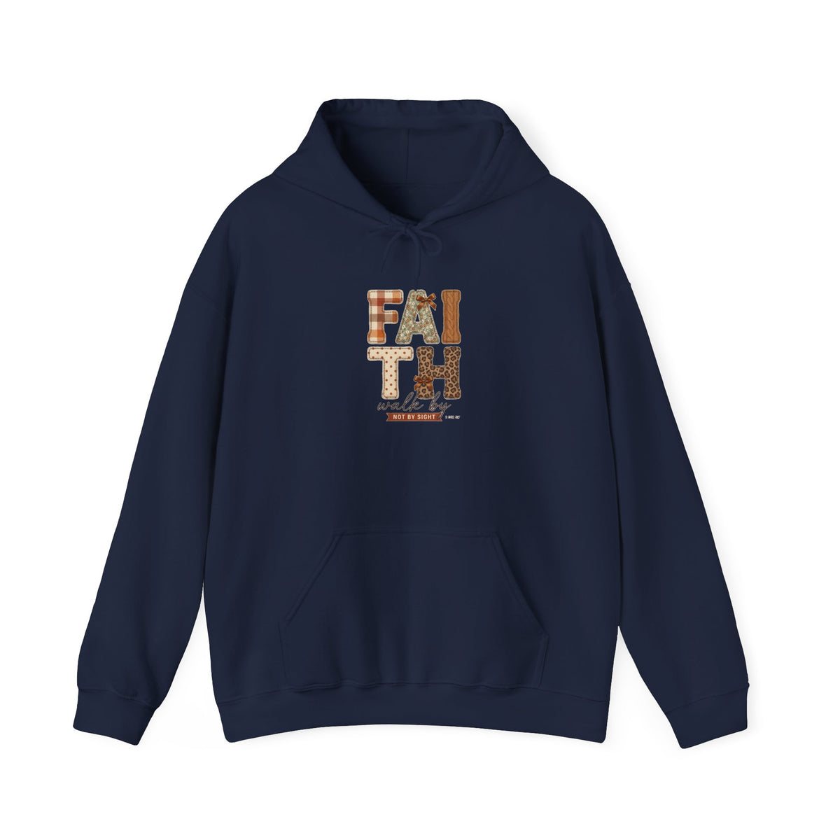 Faith Harvest Hoodie | Christian Autumn, Falling Leaves Scripture Tee