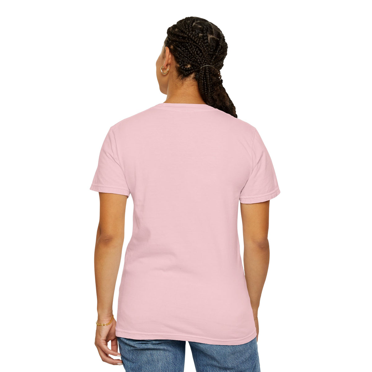 Faith Script T-Shirt — Gold Calligraphy Faith Tee
