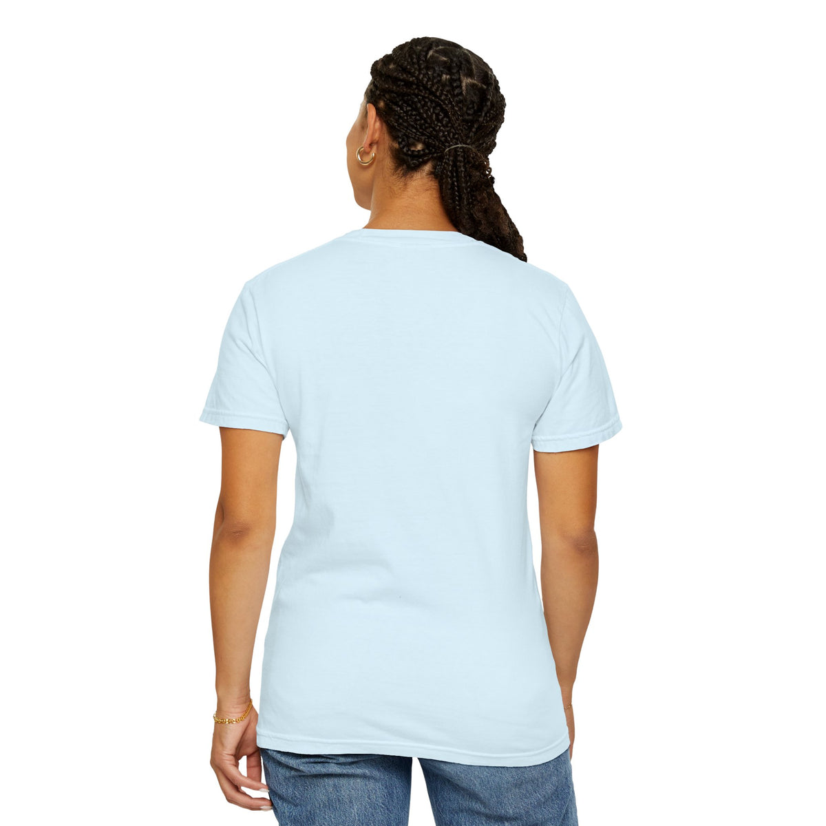 Faith Script T-Shirt — Gold Calligraphy Faith Tee
