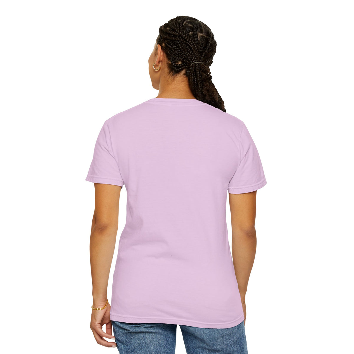 Faith Script T-Shirt — Gold Calligraphy Faith Tee