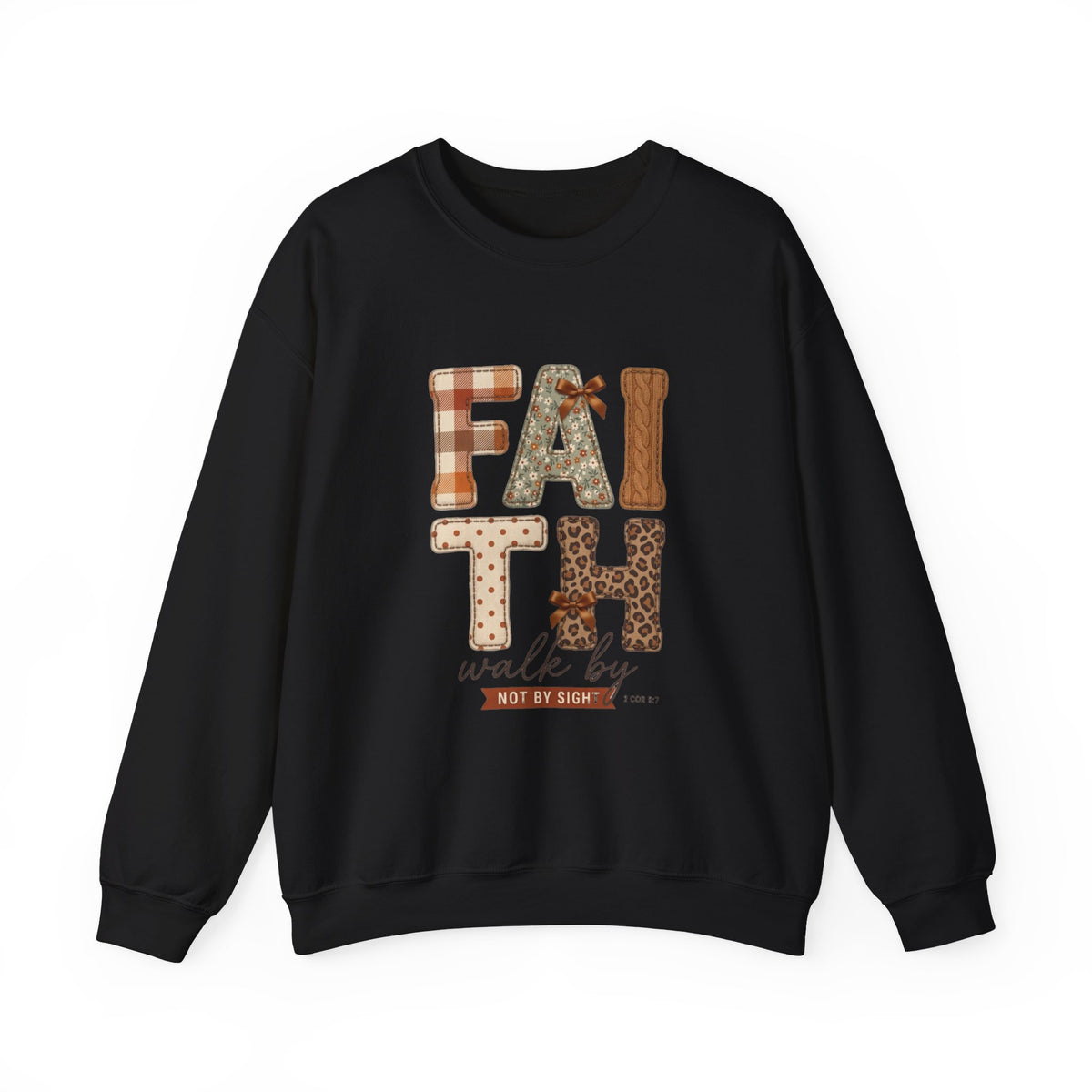 Faith Walk By Faith Sweatshirt | Christian Autumn, Fall Leaves