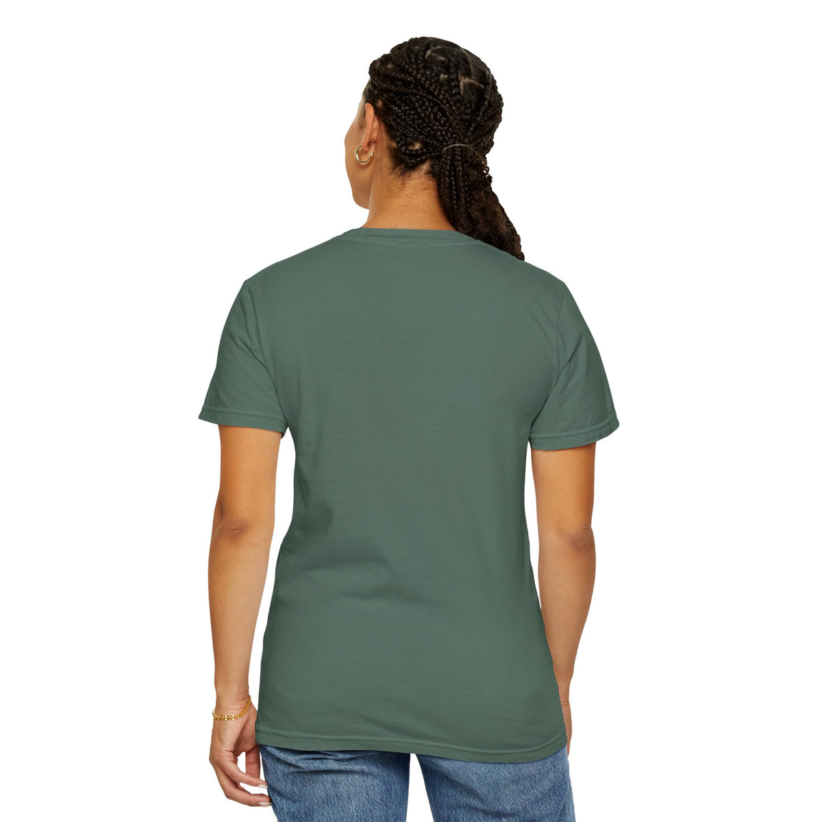Faith Script T-Shirt — Gold Calligraphy Faith Tee
