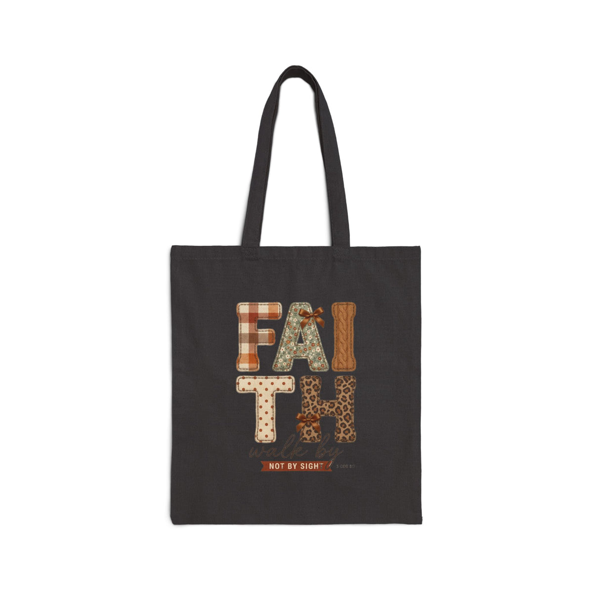 Faith Walk by Faith Tote | Christian Autumn, Fall Leaves Scripture