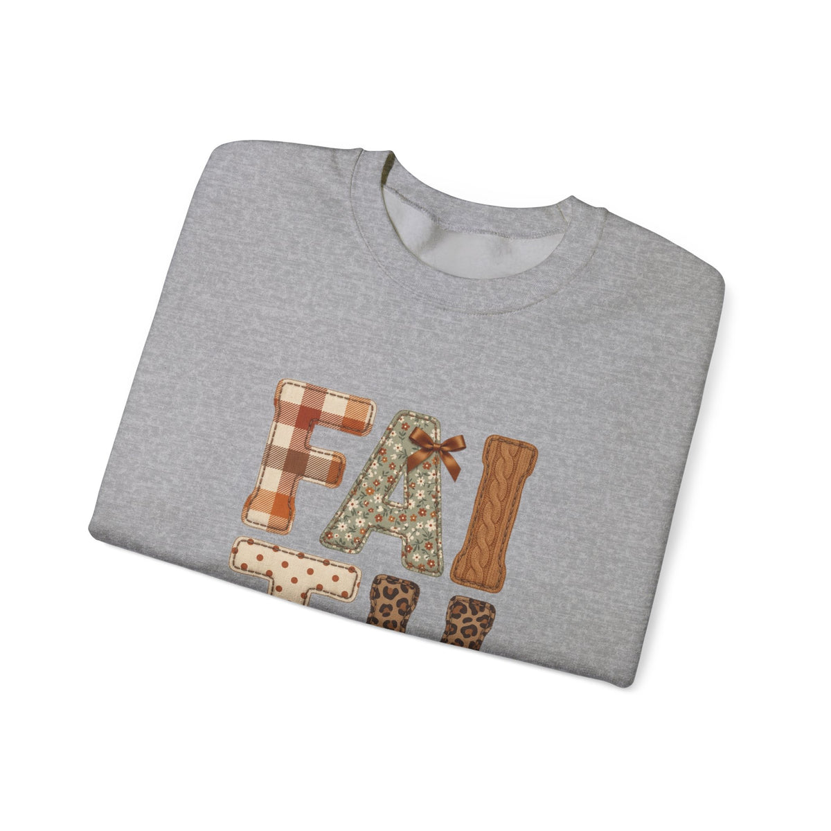 Faith Walk By Faith Sweatshirt | Christian Autumn, Fall Leaves