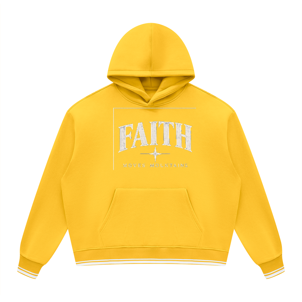 Unisex Oversized Color Block Fleece Hoodie