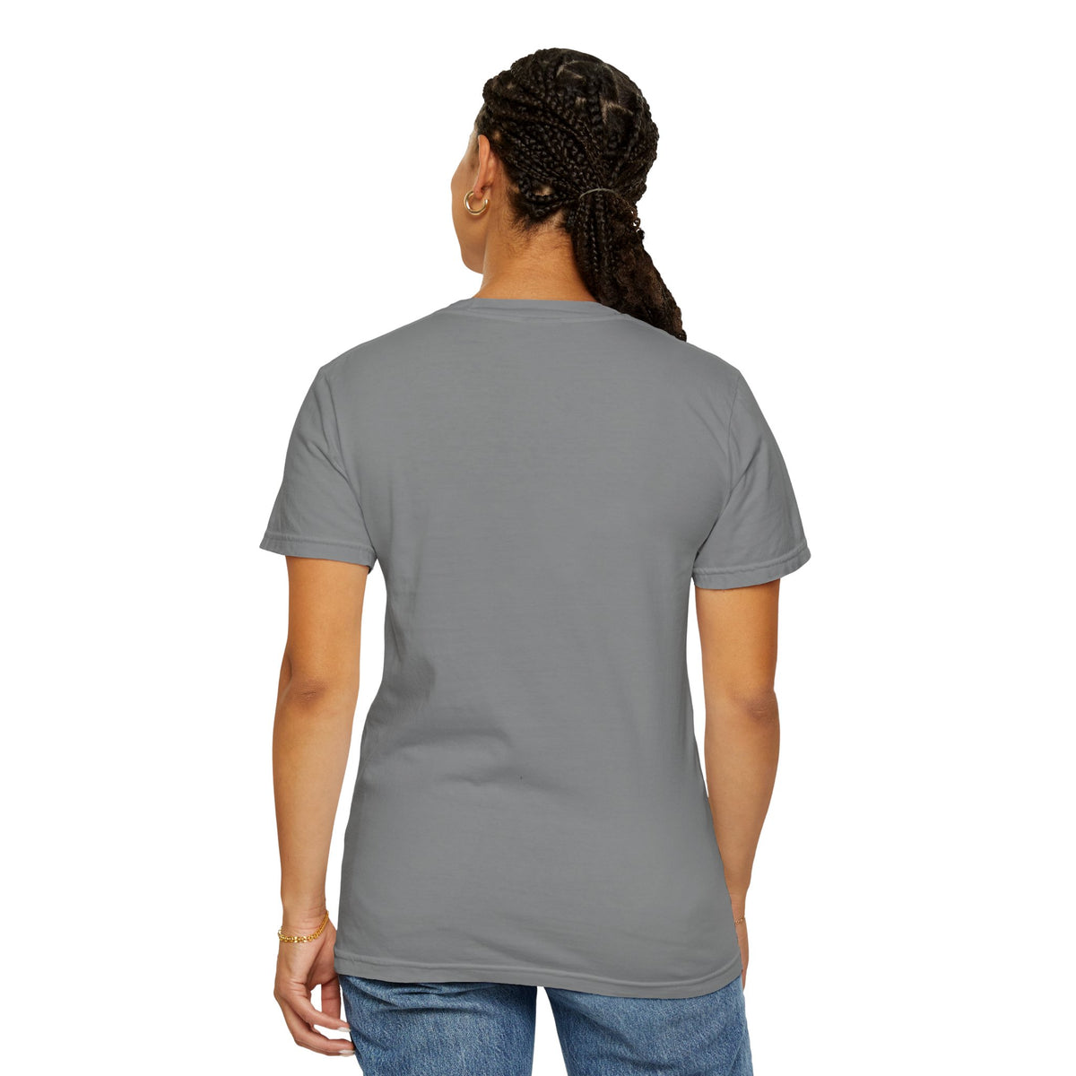 Faith Script T-Shirt — Gold Calligraphy Faith Tee