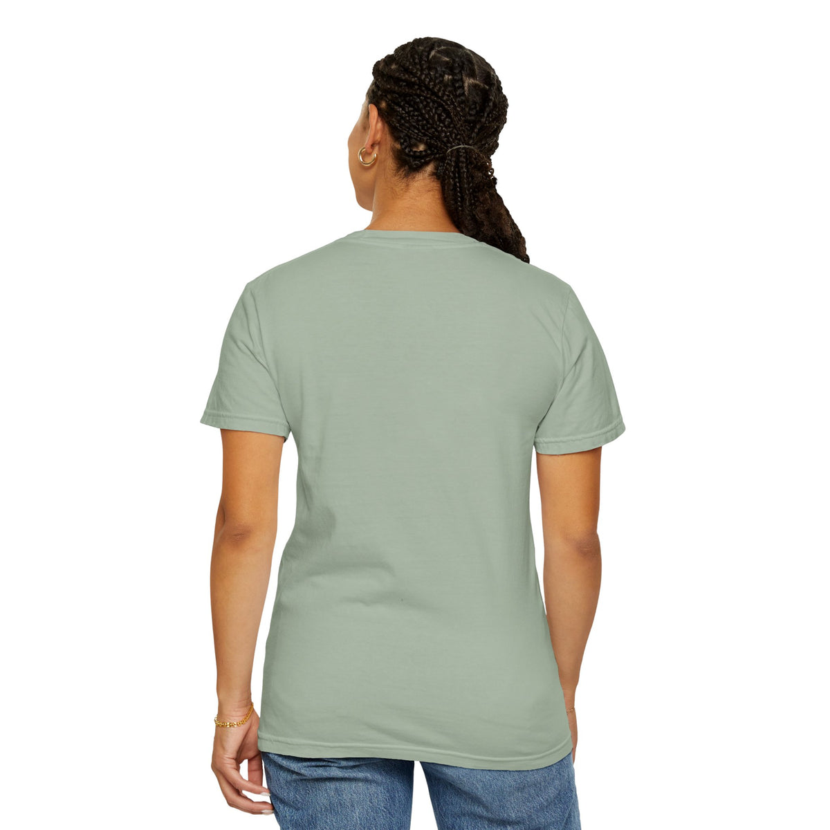 Faith Script T-Shirt — Gold Calligraphy Faith Tee