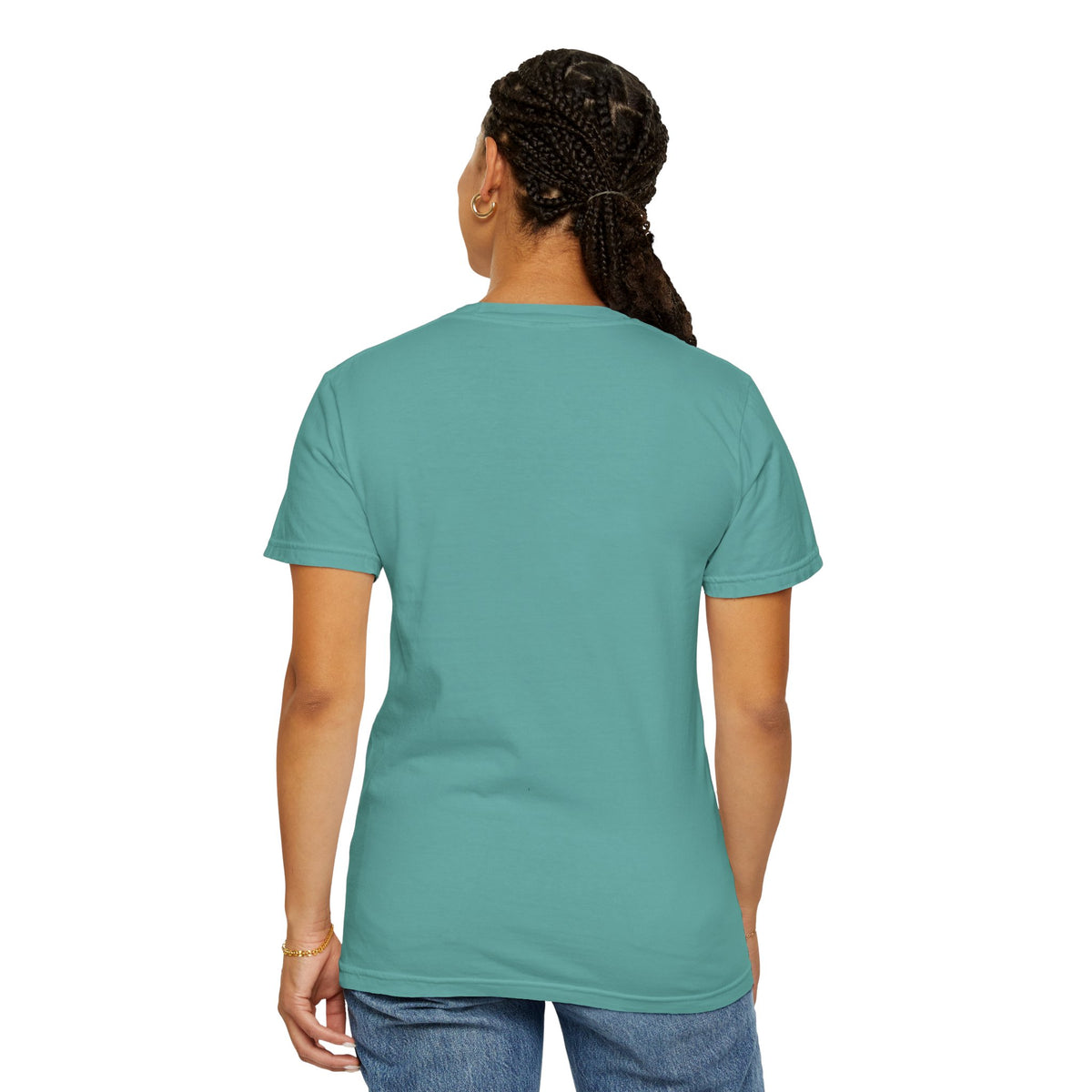 Faith Script T-Shirt — Gold Calligraphy Faith Tee